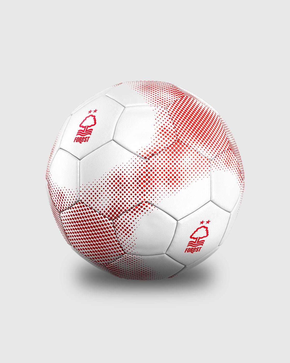 NFFC White Gradient Football - Size 5 - Nottingham Forest FC