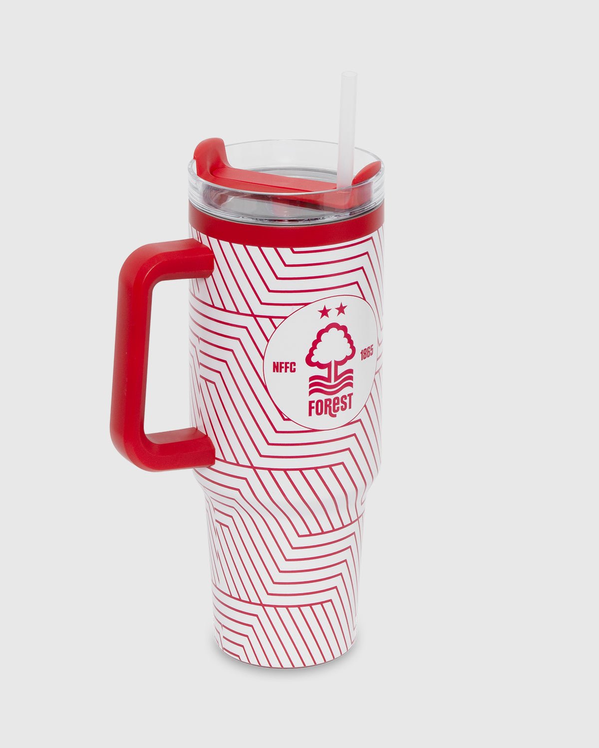 NFFC White Insulated 1.2L Mug With Handle - Nottingham Forest FC