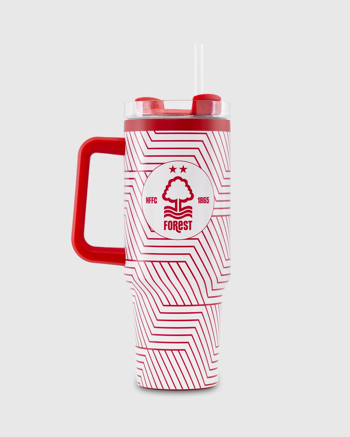 NFFC White Insulated 1.2L Mug With Handle - Nottingham Forest FC