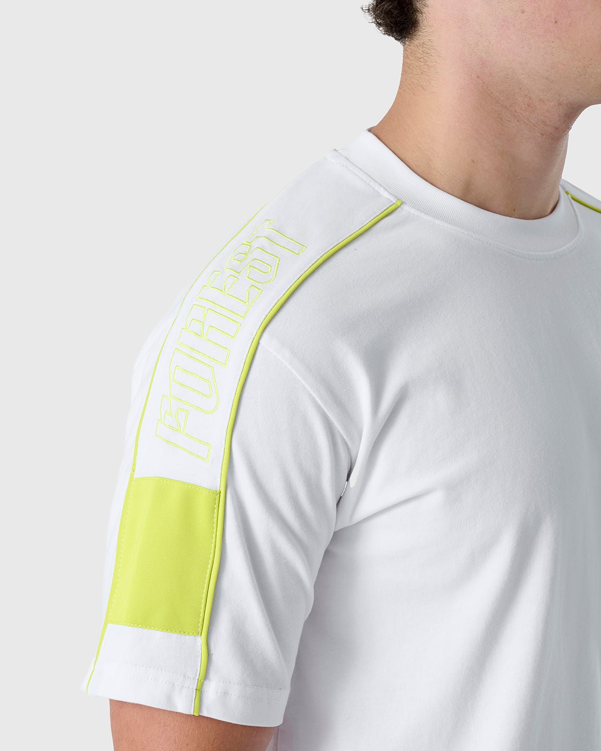 NFFC White Neon Pop T-Shirt - Nottingham Forest FC