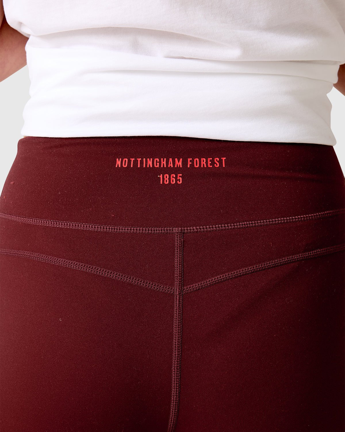 NFFC Women's Burgundy Essential Leggings - Nottingham Forest FC