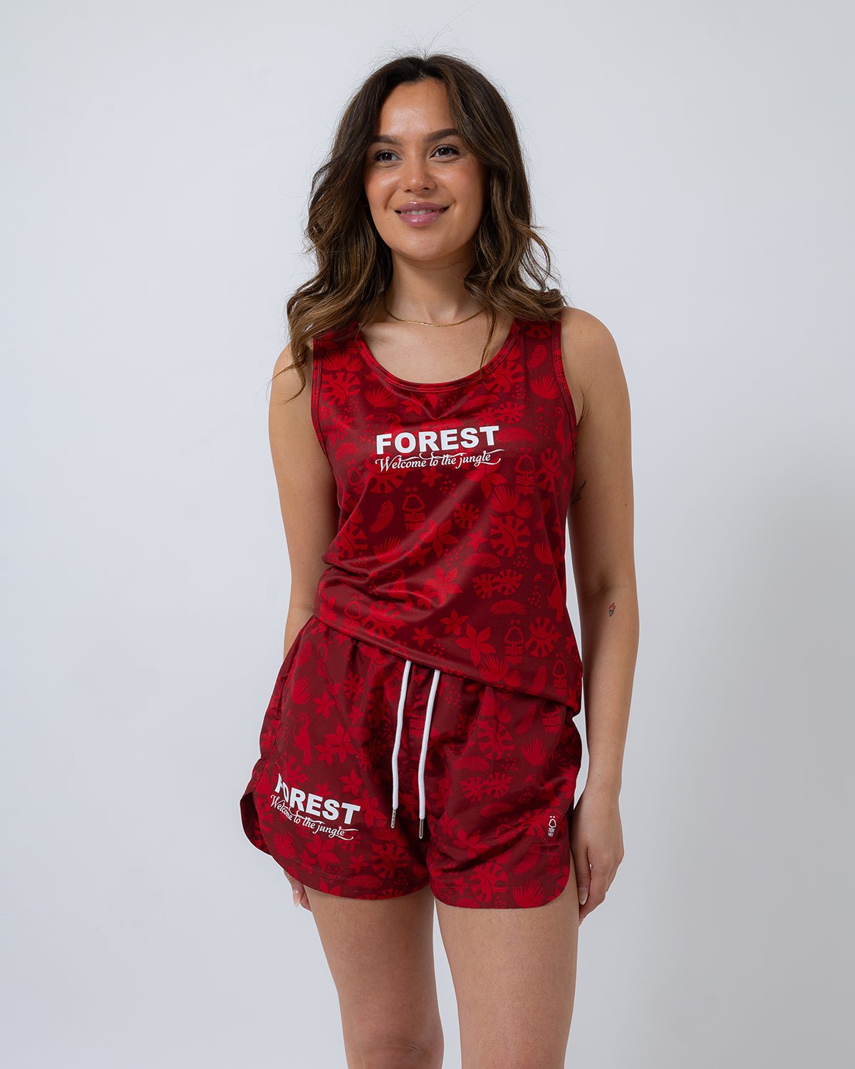 NFFC Women's Jungle All Over Print Shorts - Nottingham Forest FC