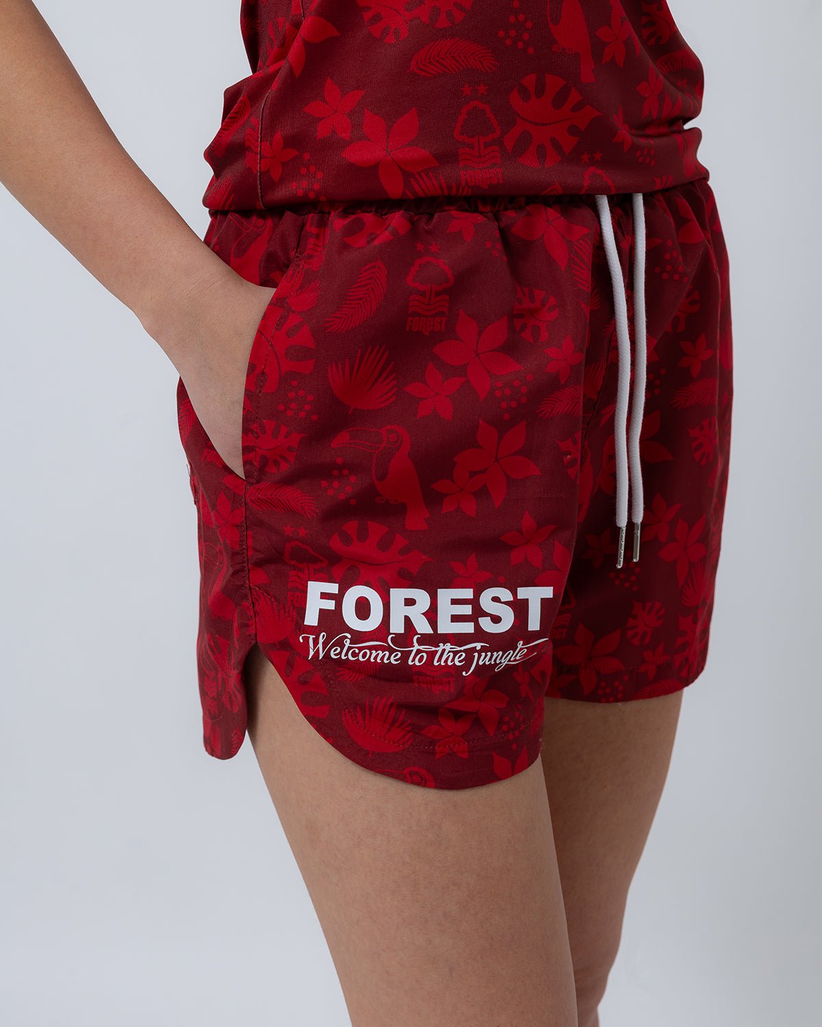 NFFC Women's Jungle All Over Print Shorts - Nottingham Forest FC