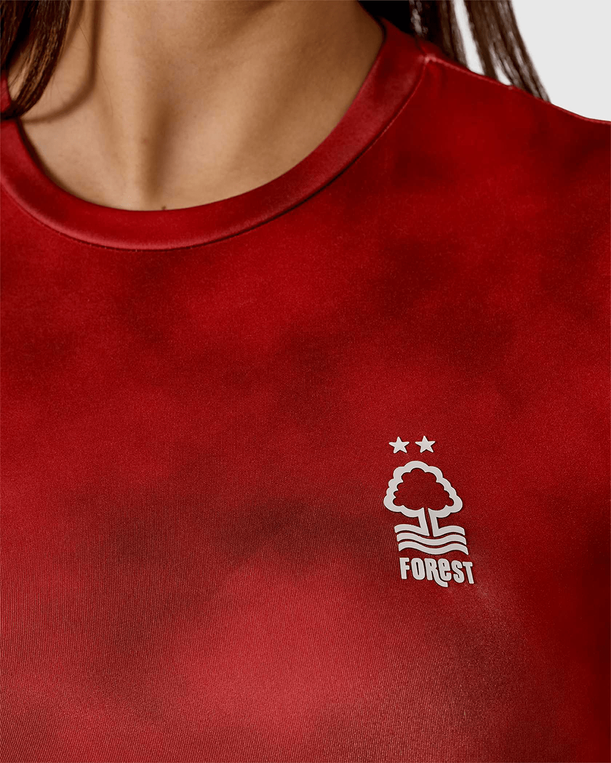 NFFC Women's Mist All Over Print Red T-Shirt - Nottingham Forest FC