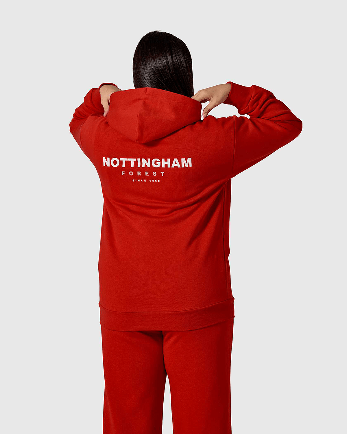 NFFC Women's Mist Back Print Full Zip Hoodie - Nottingham Forest FC