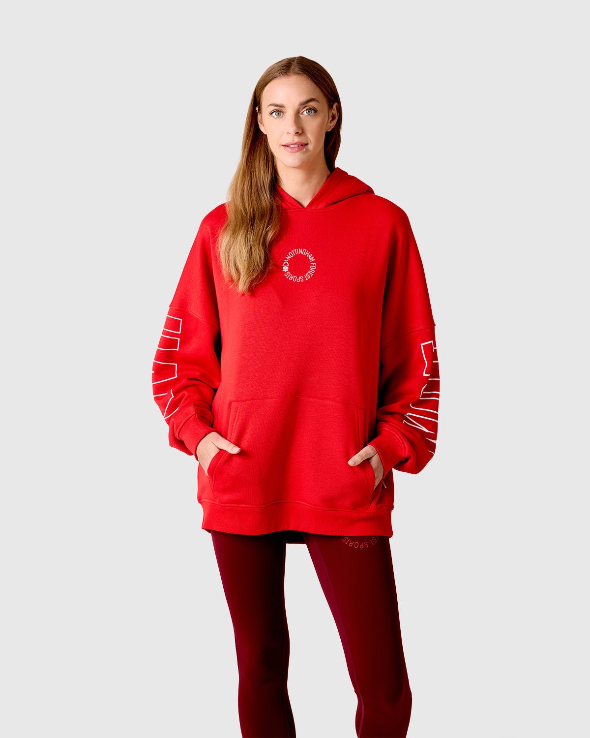 NFFC Women's Oversized Keyline Hoodie - Nottingham Forest FC