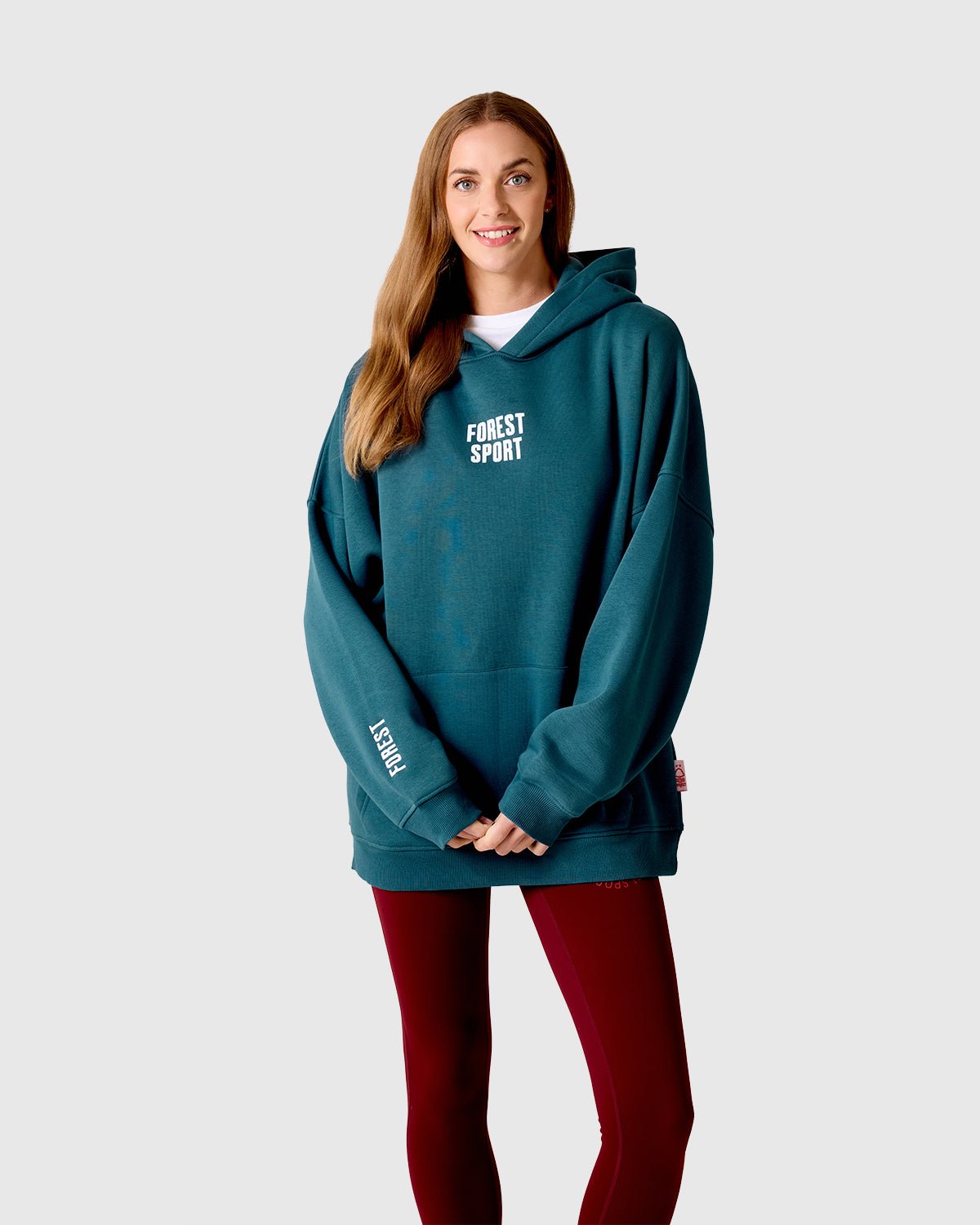 NFFC Women's Oversized Petrol Hoodie - Nottingham Forest FC