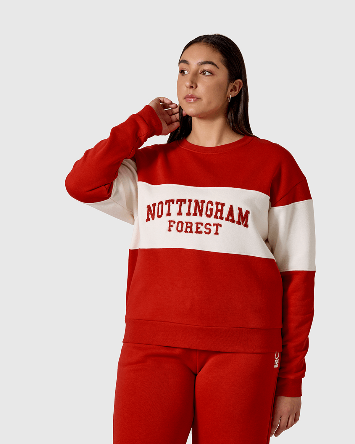 NFFC Women's Panelled Crewneck Sweatshirt - Nottingham Forest FC