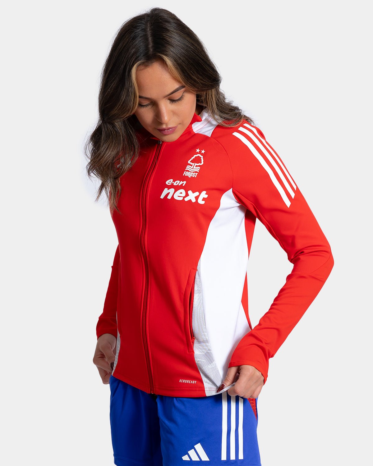 NFFC Women's Red Training Track Jacket 24/25 - Nottingham Forest FC