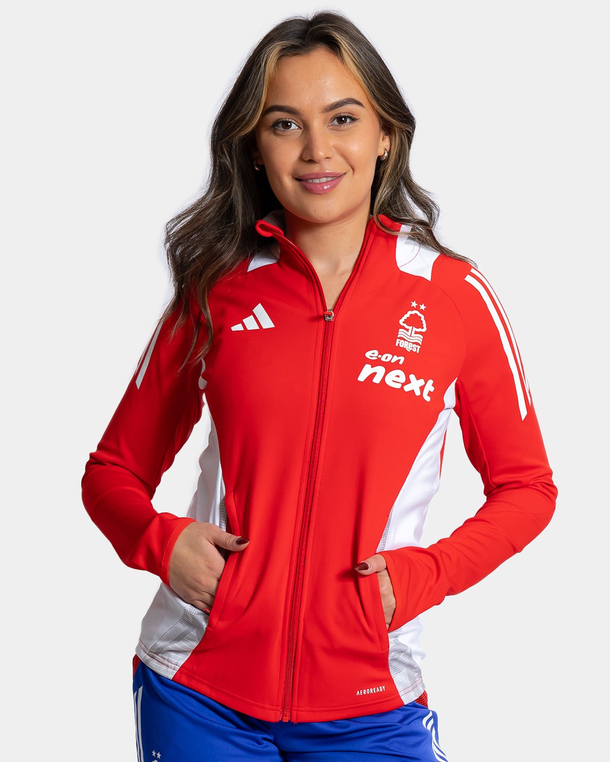 NFFC Women's Red Training Track Jacket 24/25 - Nottingham Forest FC