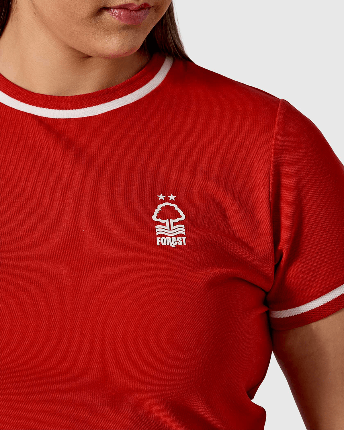 NFFC Women's Ringer T-Shirt - Nottingham Forest FC