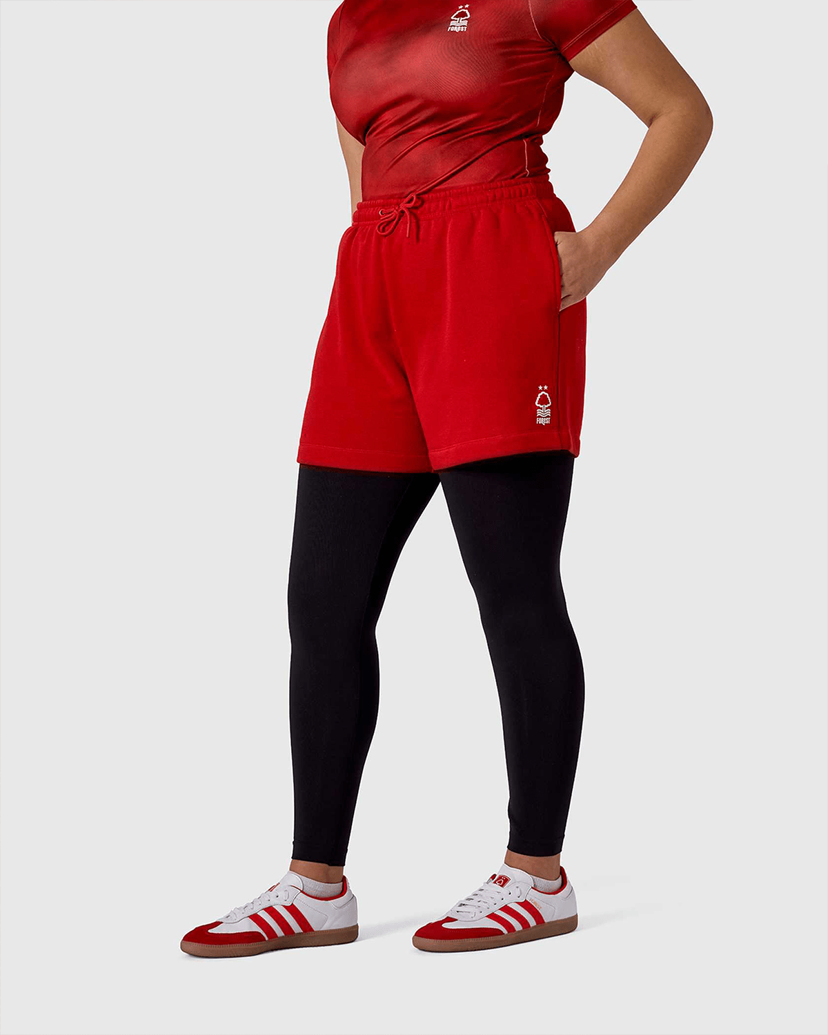 NFFC Women's Runner Fleece Shorts - Nottingham Forest FC
