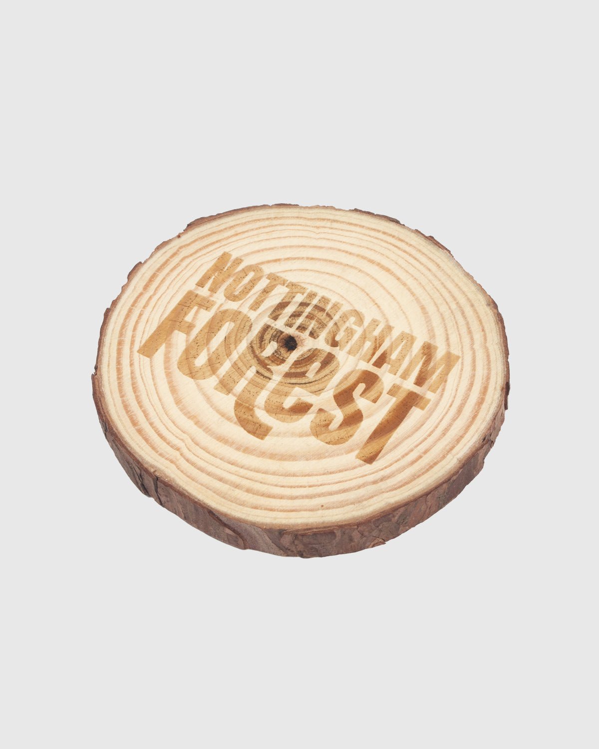 NFFC Wordmark Engraved Log Slice - Nottingham Forest FC