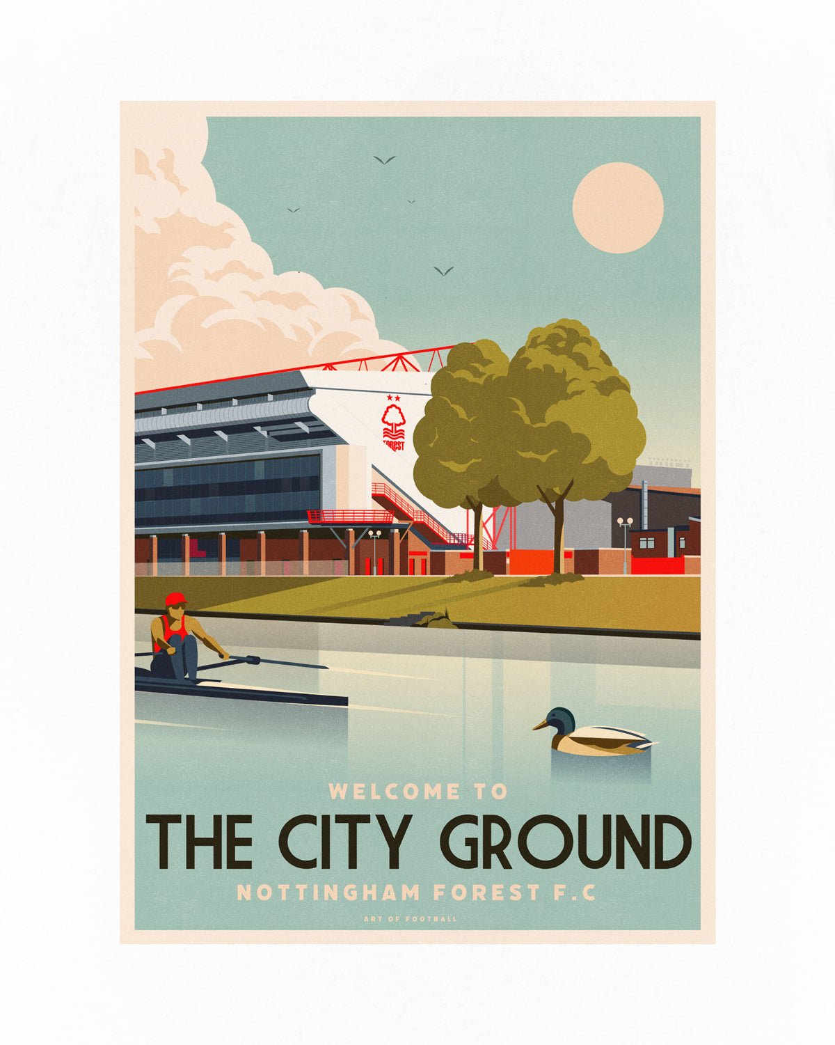 NFFC x AOF City Ground T-Shirt - Nottingham Forest FC