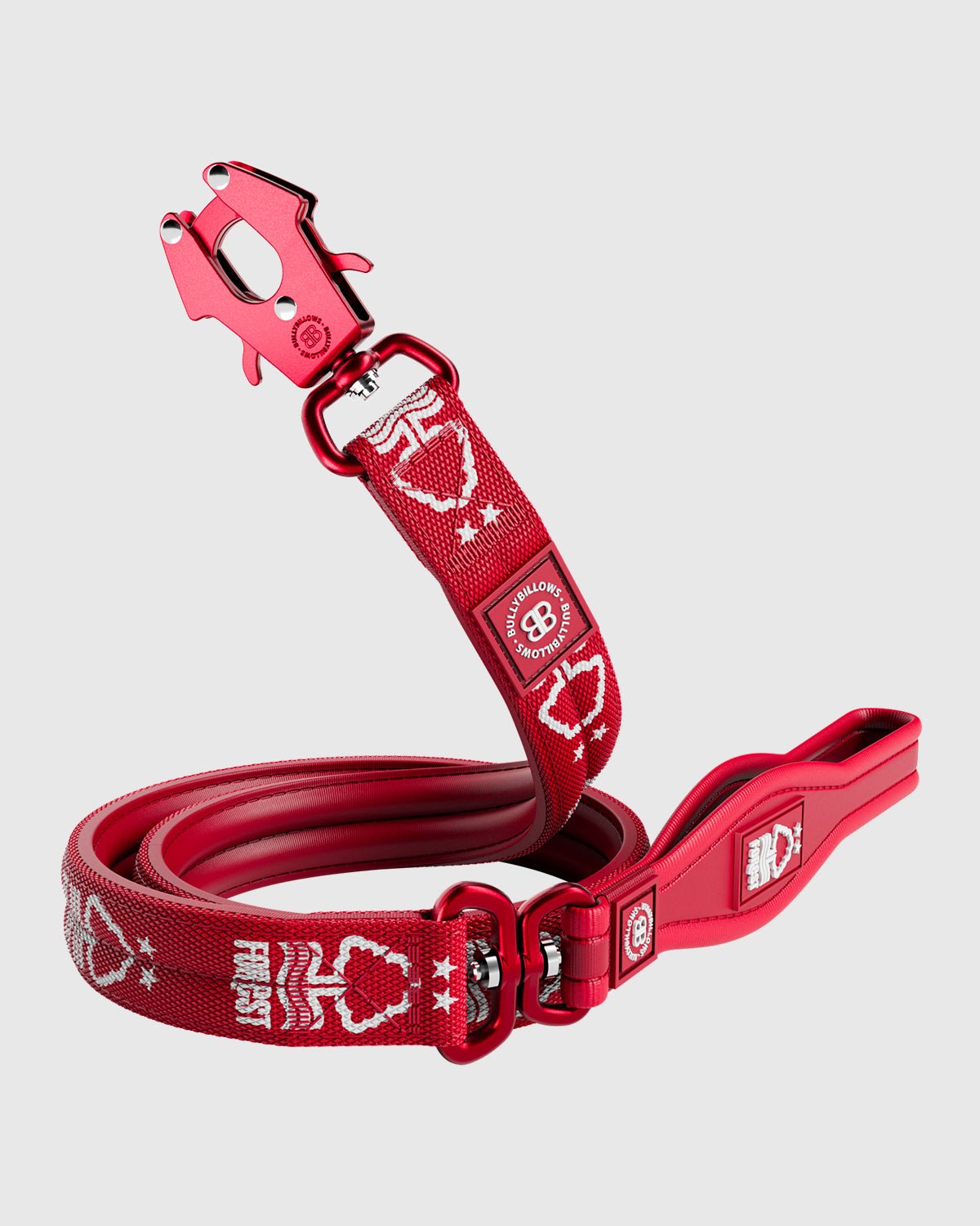 NFFC x BullyBillows 1.2m Lighter Swivel Combat Lead - Nottingham Forest FC