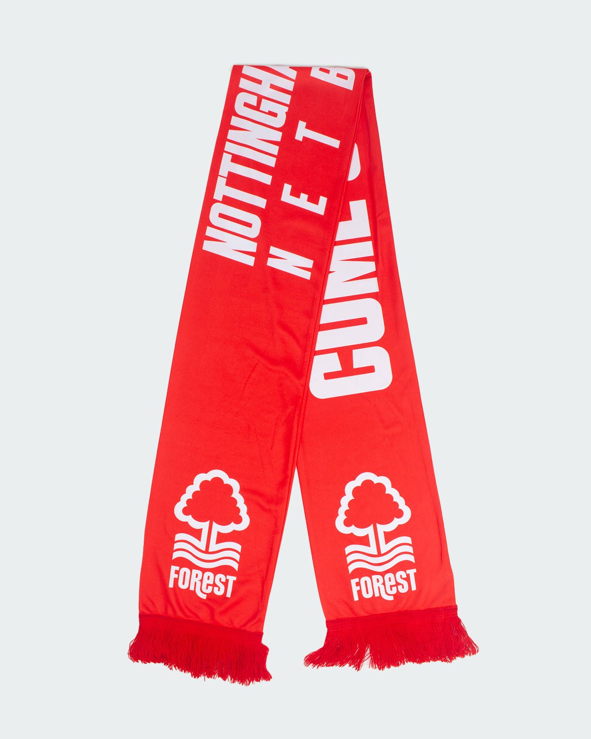 NFN Come On You Reds Satin Scarf - Nottingham Forest FC