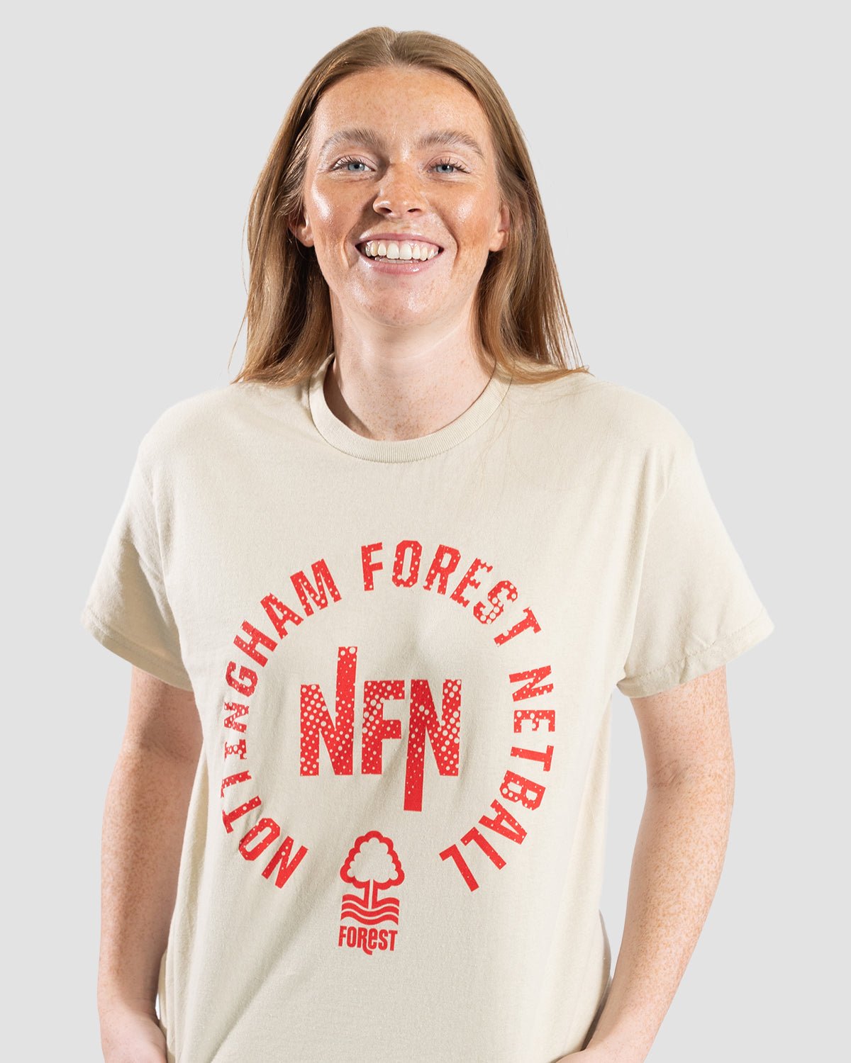 NFN Natural Circle Print T-Shirt - Nottingham Forest FC