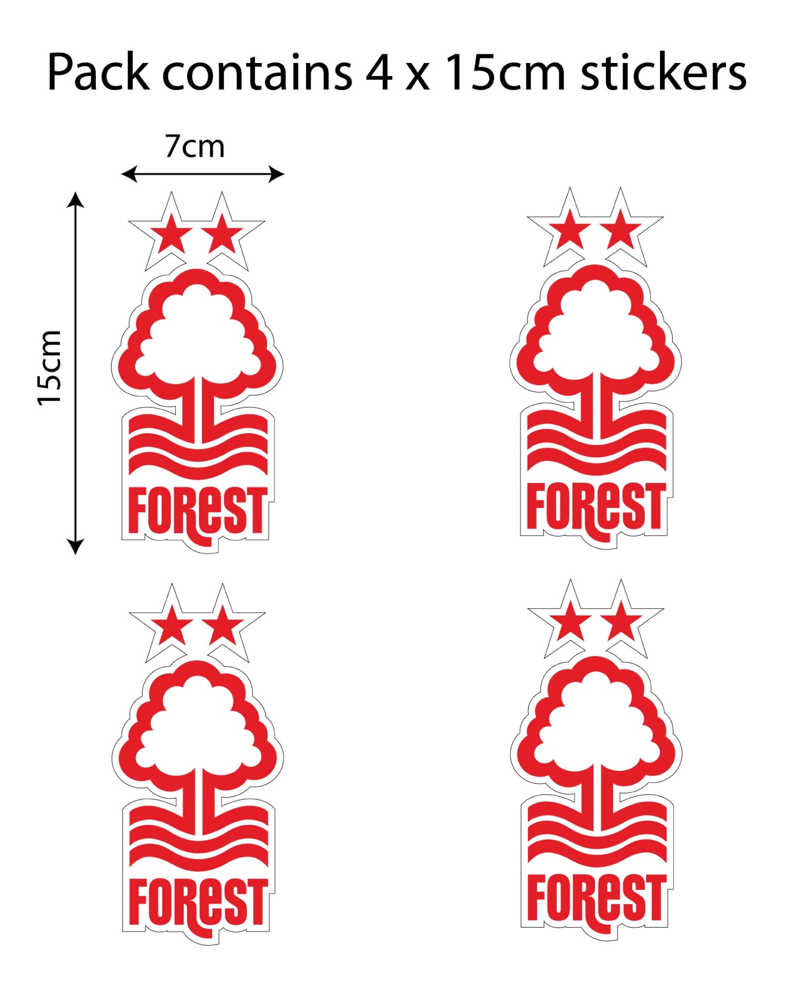 NFFC Car Sticker Pack