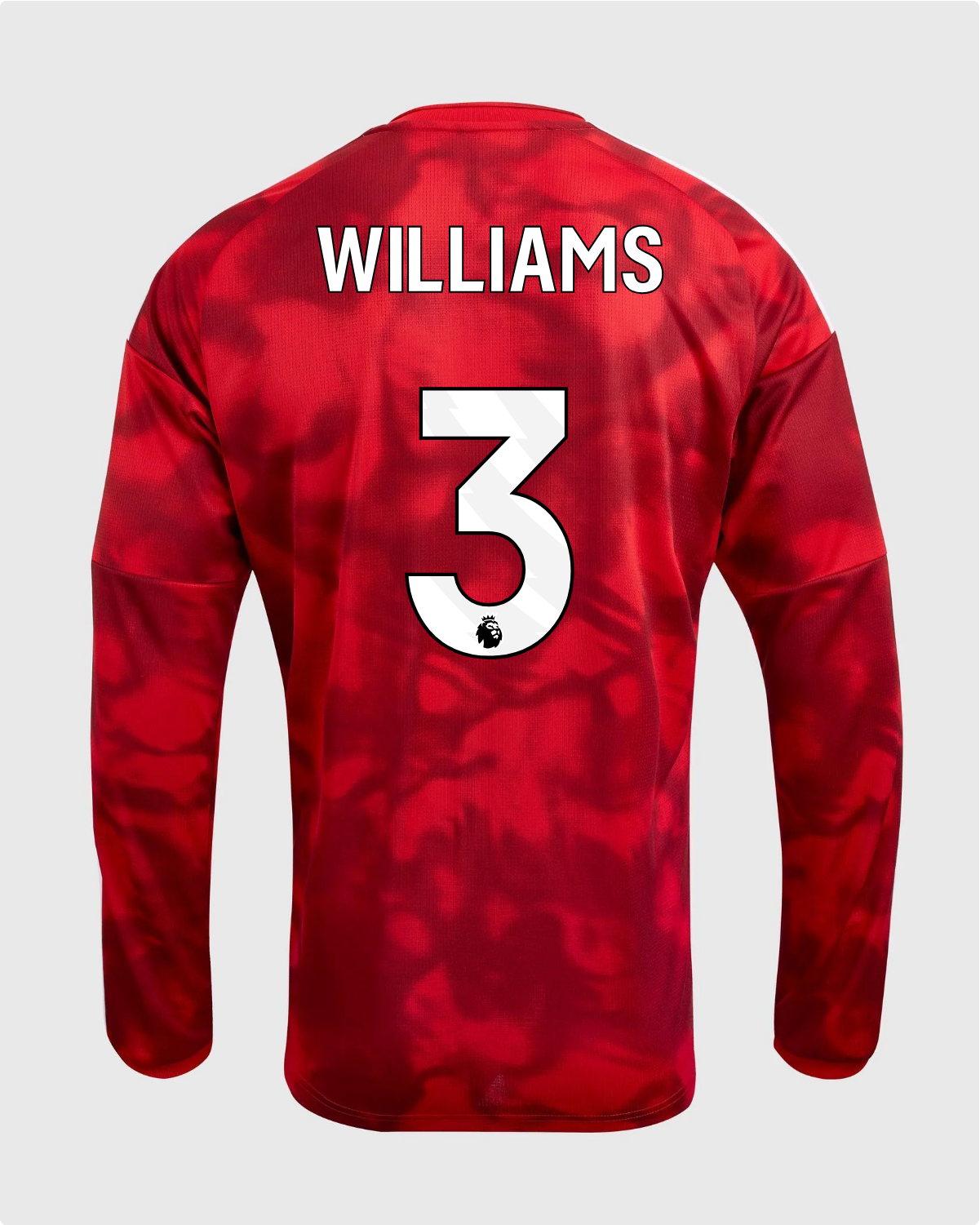 NFFC 26/27 Long Sleeve Home Shirt with Williams 3 Premier League Printing