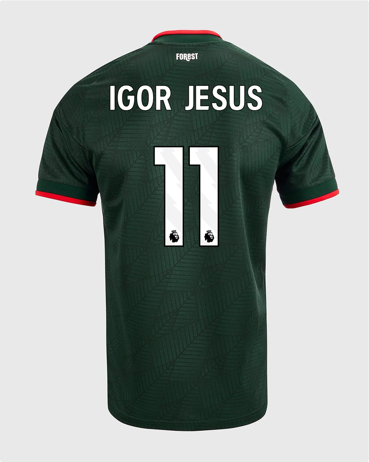 NFFC 26/27 Away Shirt with Igor Jesus 11 Premier League Printing
