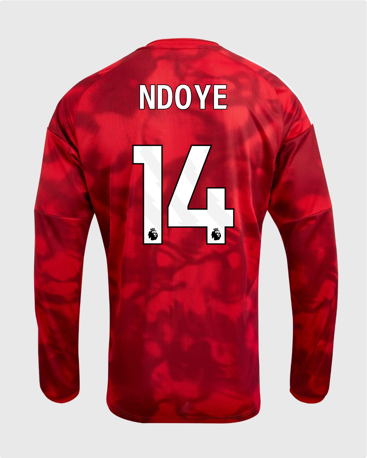 NFFC 26/27 Long Sleeve Home Shirt with Ndoye 14 Premier League Printing