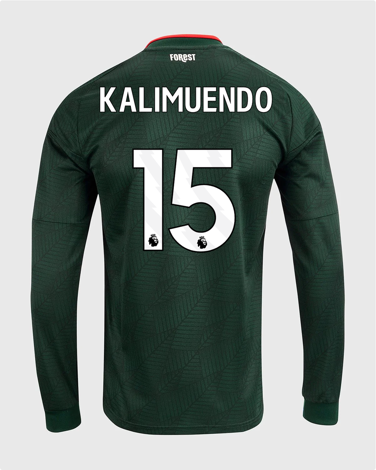 NFFC 26/27 Long Sleeve Away Shirt with Kalimuendo 15 Premier League Printing