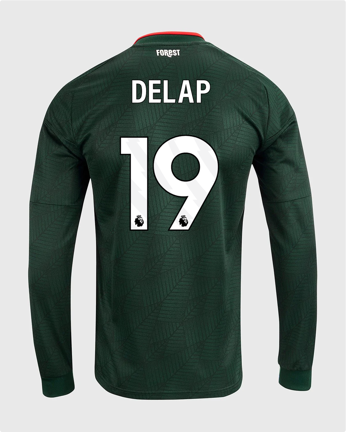 NFFC 26/27 Long Sleeve Away Shirt with Delap 19 Premier League Printing