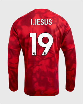 NFFC 26/27 Long Sleeve Home Shirt with Igor Jesus 11 Premier League Printing