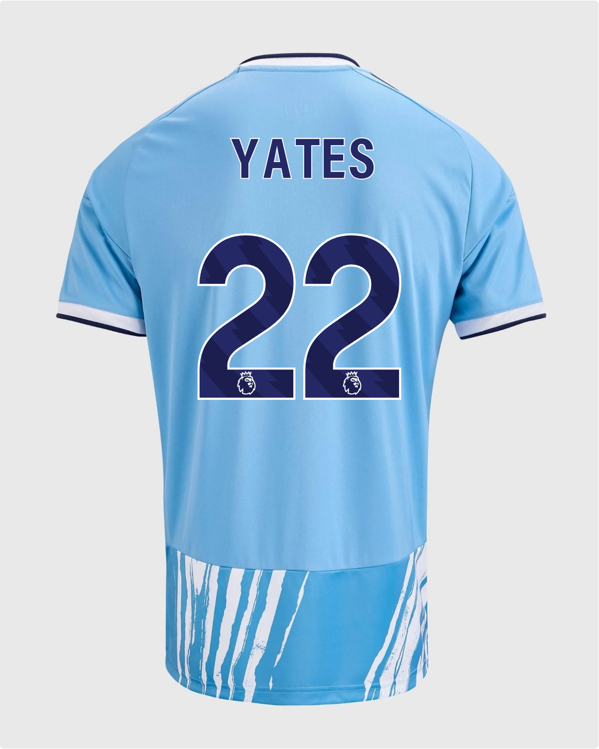 NFFC 26/27 Third Shirt with Yates 22 Premier League Printing