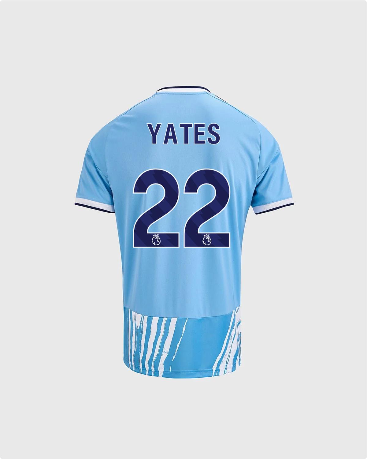NFFC 26/27 Junior Third Shirt with Yates 22 Premier League Printing