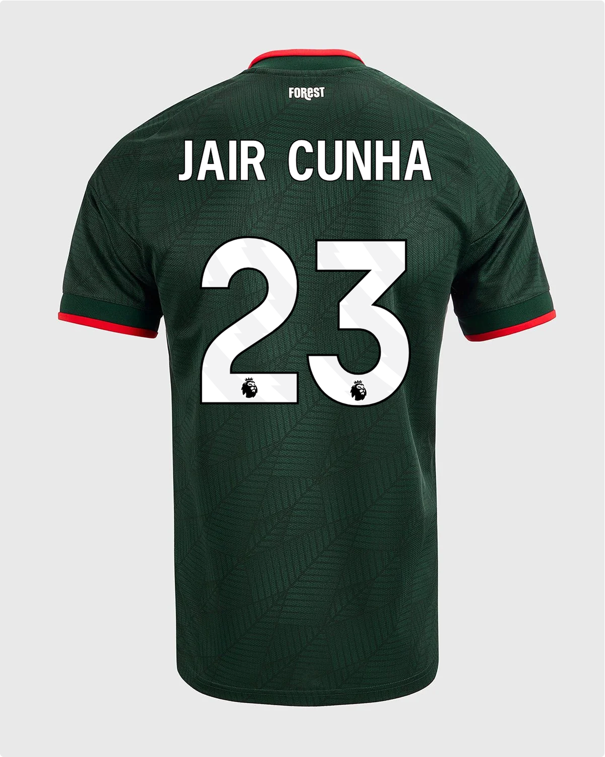 NFFC 26/27 Away Shirt with Jair Cunha 23 Premier League Printing