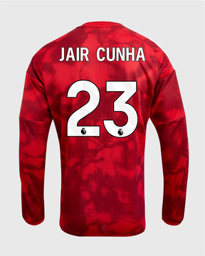 NFFC 26/27 Long Sleeve Home Shirt with Jair Cunha 23 Premier League Printing