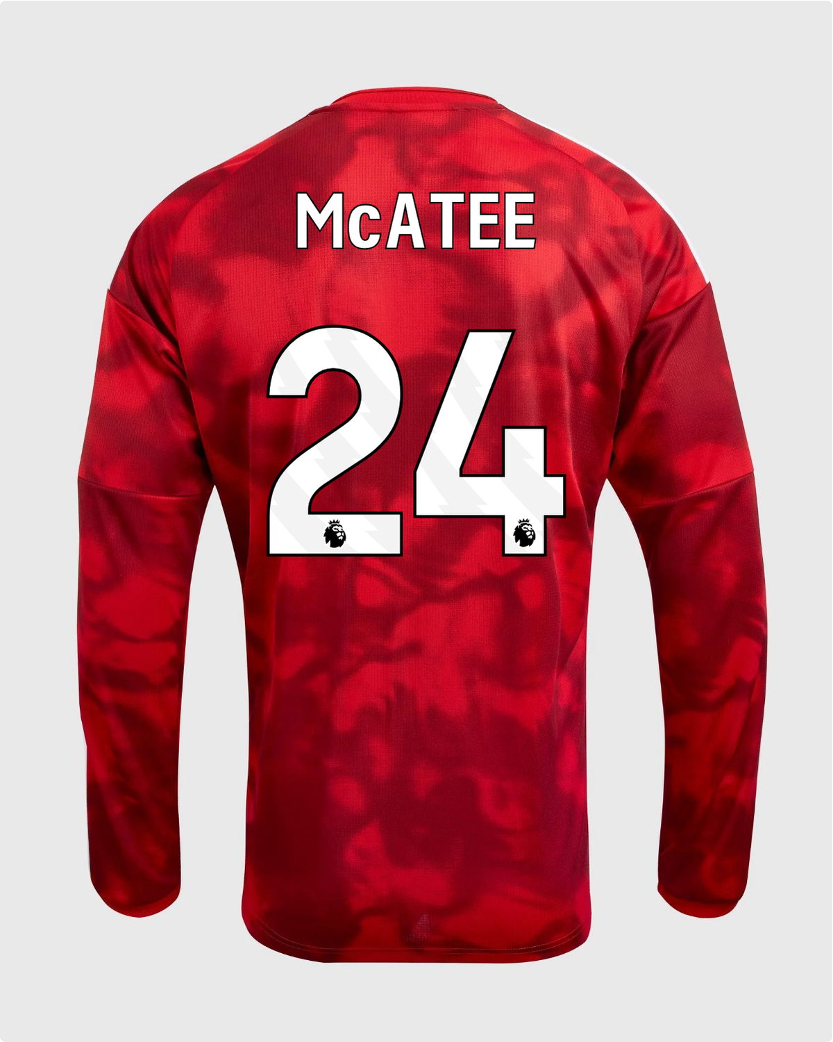 NFFC 26/27 Long Sleeve Home Shirt with McAtee 24 Premier League Printing