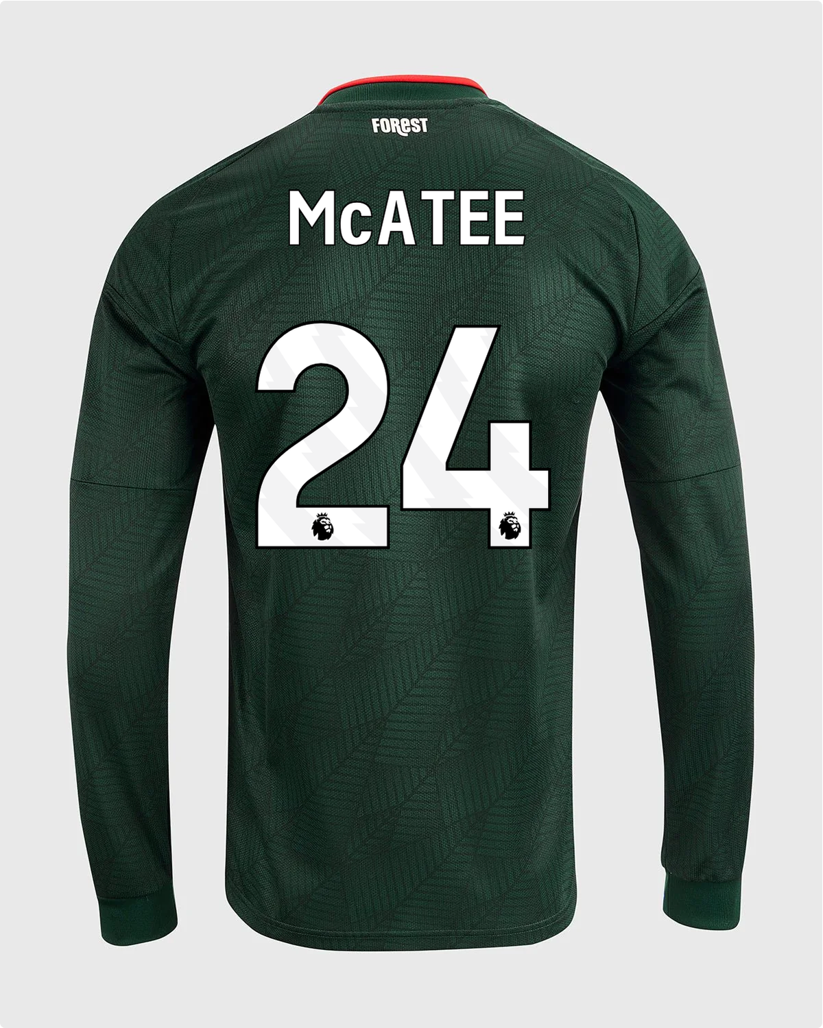 NFFC 26/27 Long Sleeve Away Shirt with McAtee 24 Premier League Printing