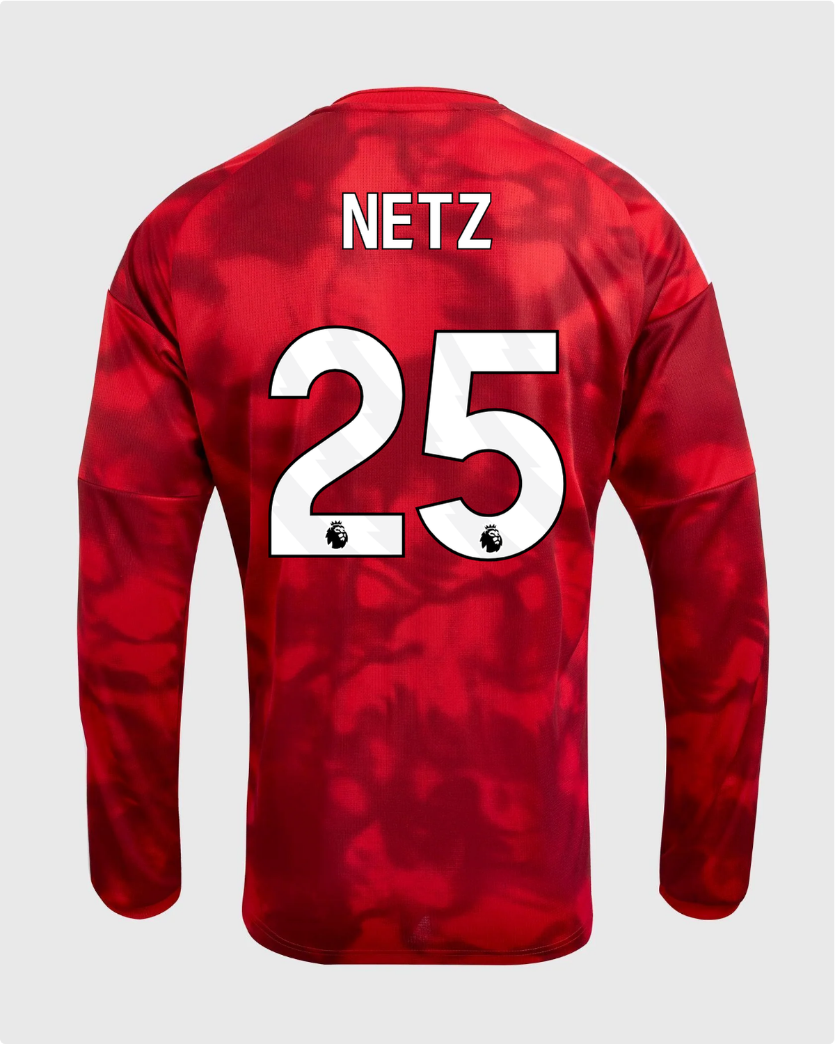 NFFC 26/27 Long Sleeve Home Shirt with Netz 25 Premier League Printing
