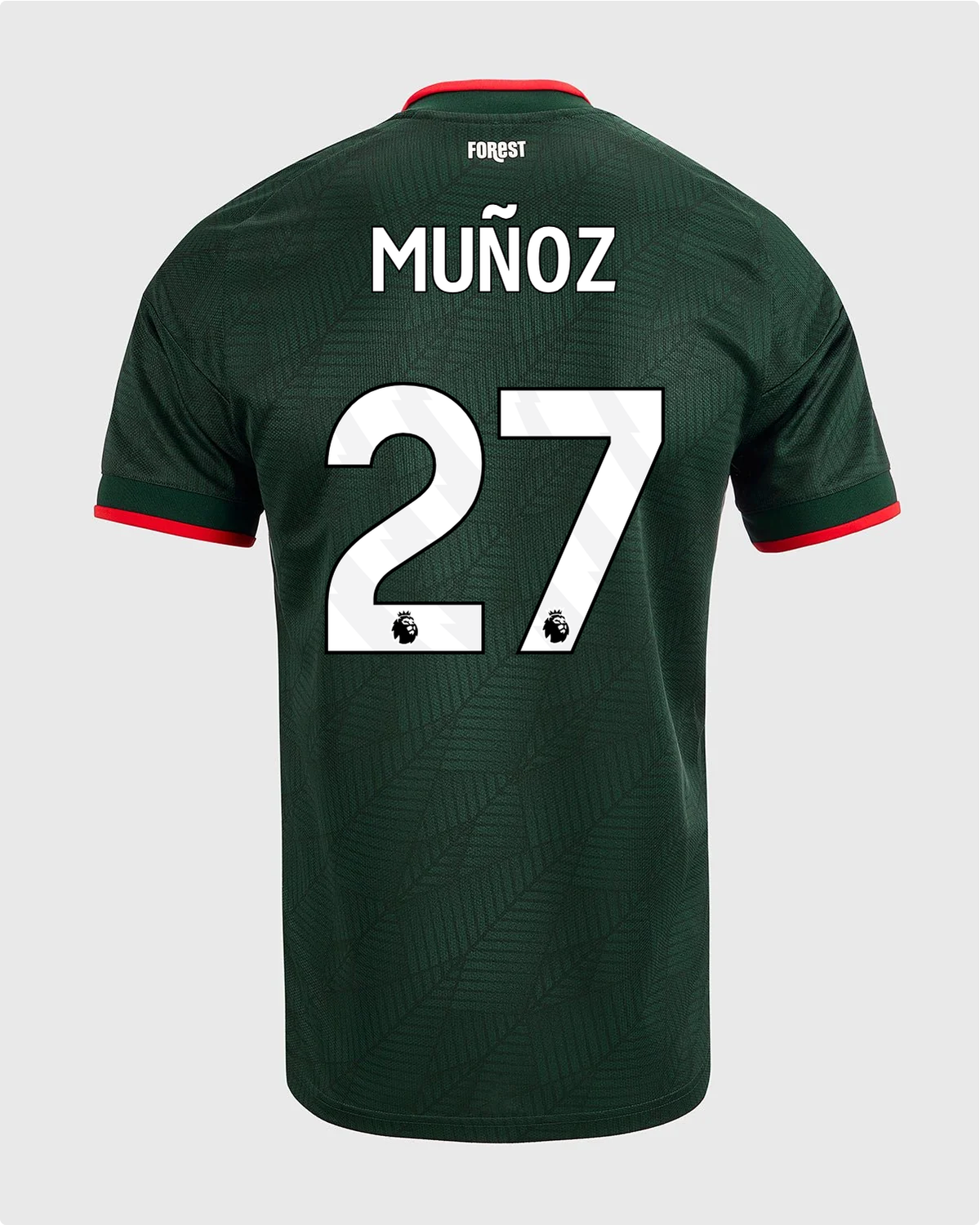 NFFC 26/27 Away Shirt with Muñoz 27 Premier League Printing