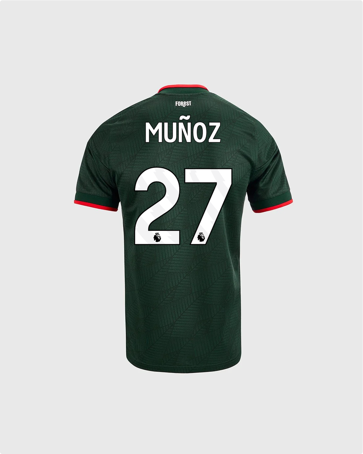 NFFC 26/27 Junior Away Shirt with Muñoz 27 Premier League Printing