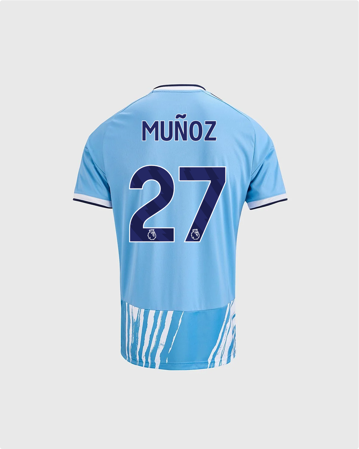 NFFC 26/27 Junior Third Shirt with Muñoz 27 Premier League Printing