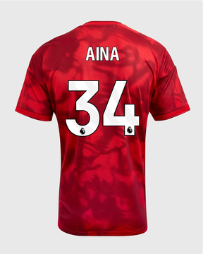 NFFC 26/27 Home Shirt with Aina 34 Premier League Printing
