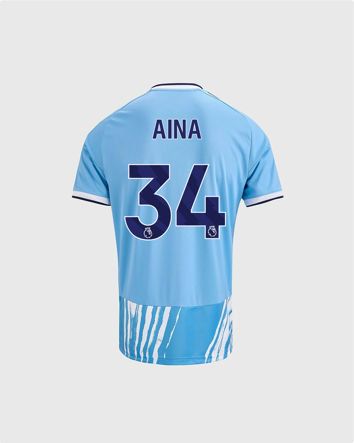 NFFC 26/27 Junior Third Shirt with Aina 34 Premier League Printing