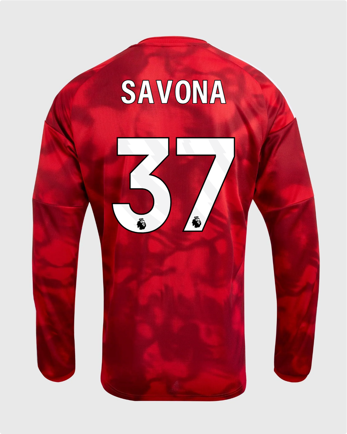 NFFC 26/27 Long Sleeve Home Shirt with Savona 37 Premier League Printing