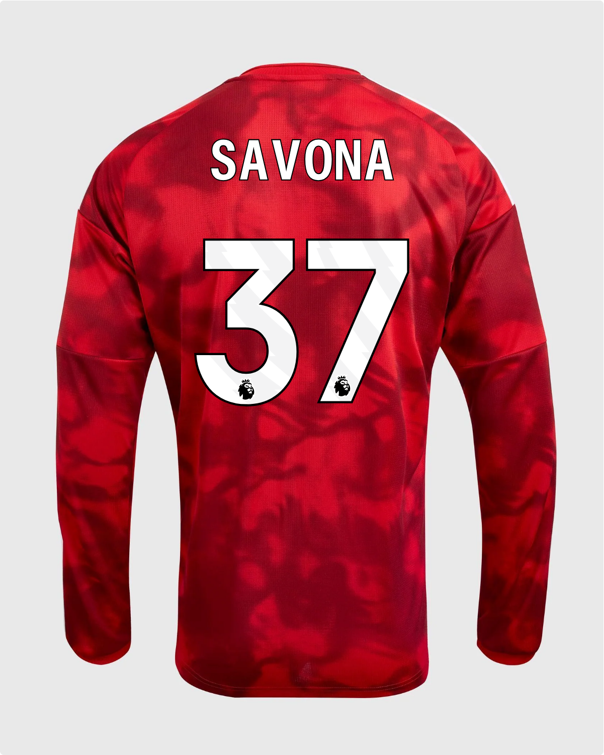 NFFC 26/27 Long Sleeve Home Shirt with Savona 37 Premier League Printing