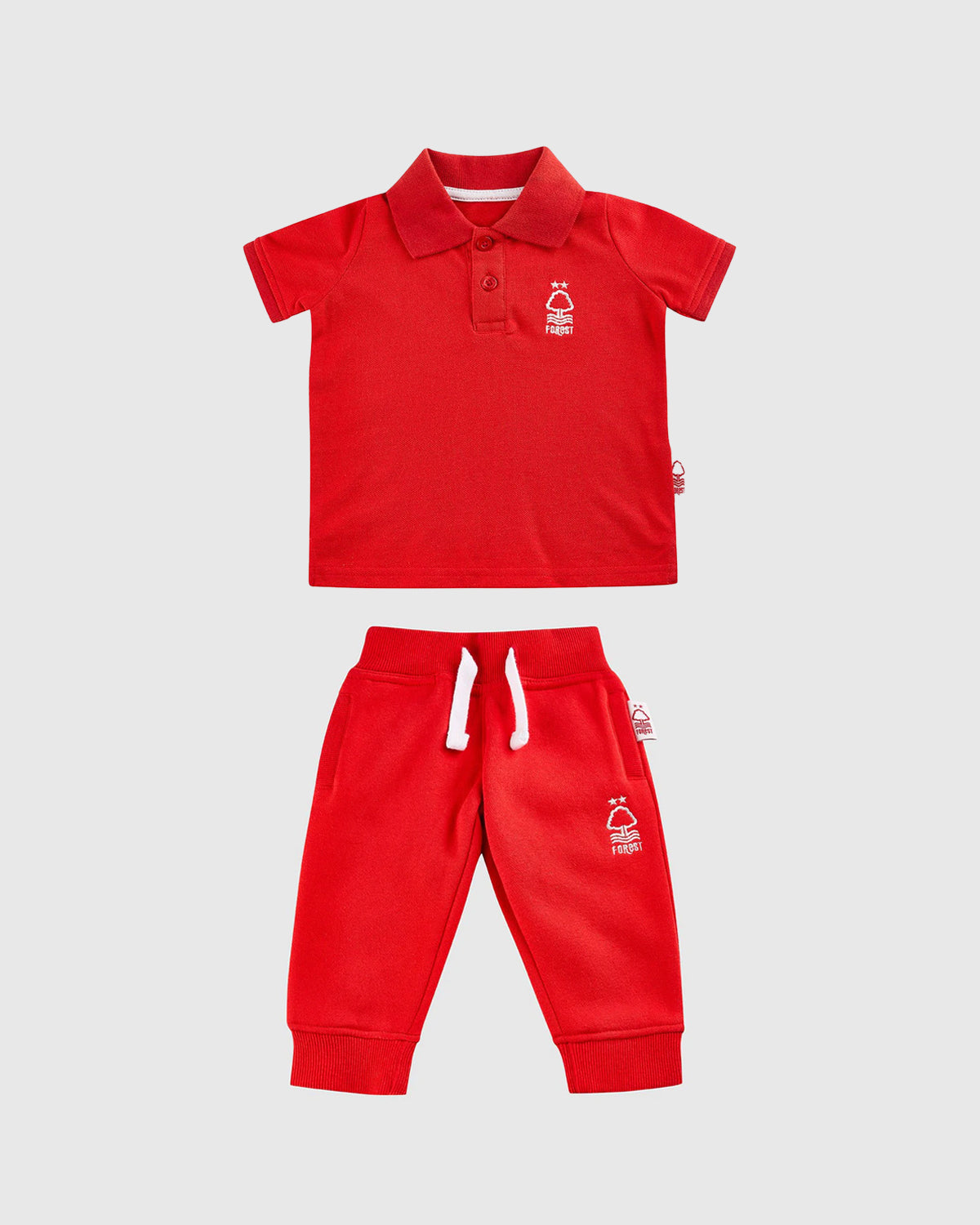 NFFC Infant Red Essential Polo And Joggers Bundle