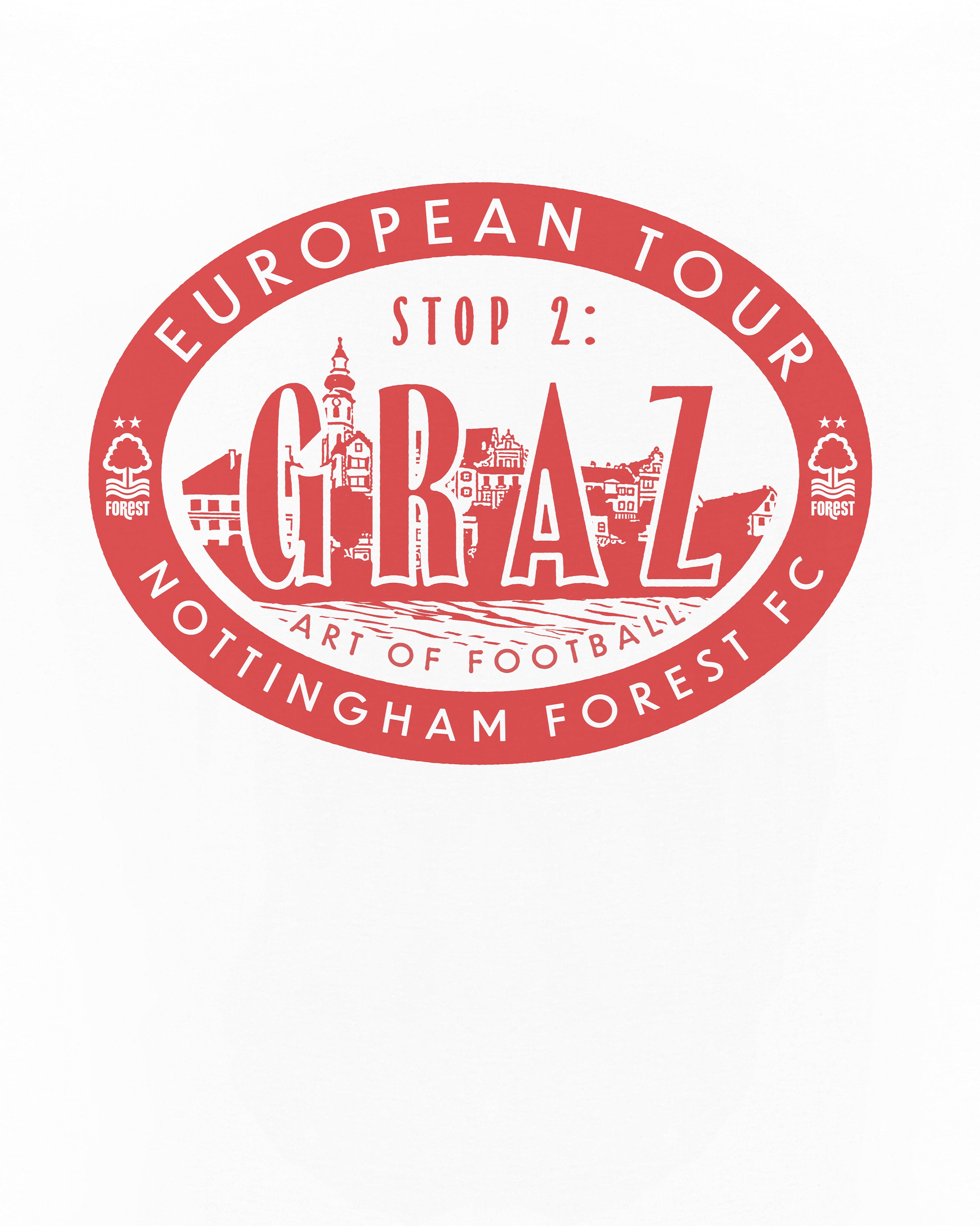 Art of NFFC Forest In Graz White T-Shirt
