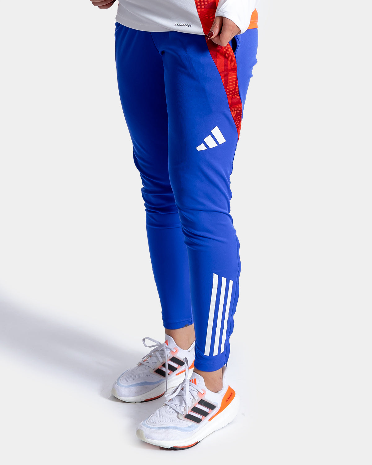 Adidas blue pants women online