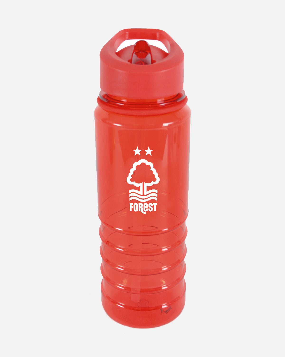 NFFC Red Ripple Sports Bottle With Straw