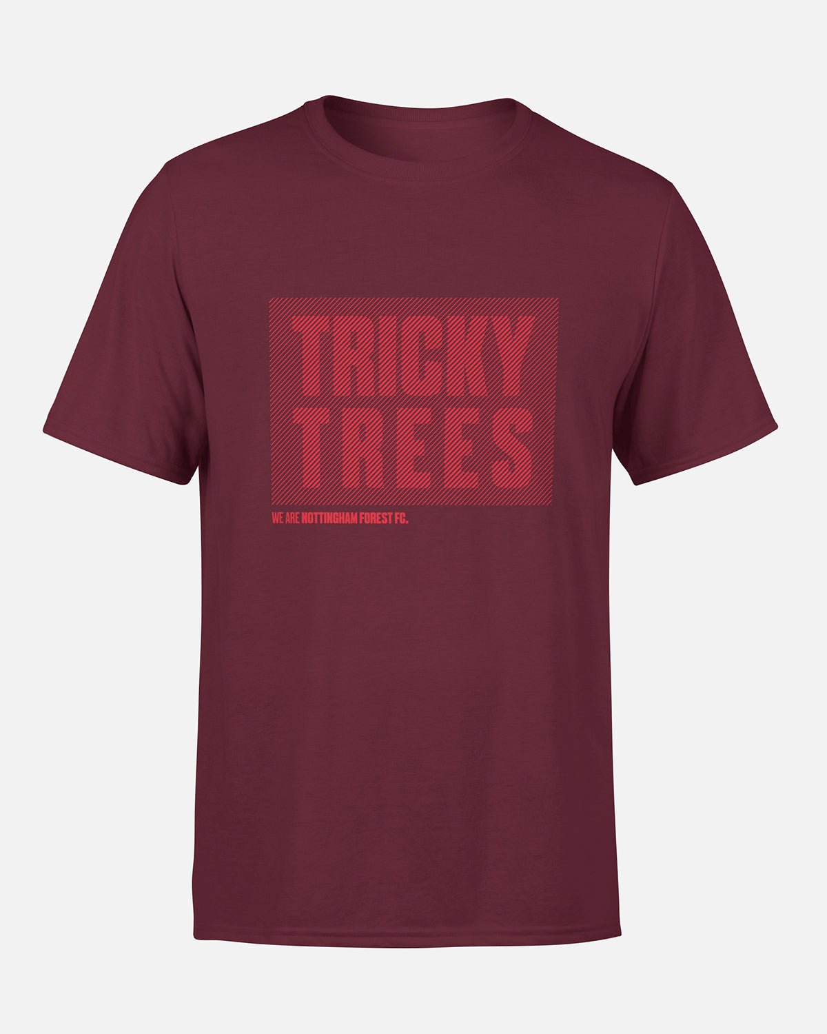 NFFC Adult Burgundy Tricky Trees T-Shirt - Nottingham Forest FC