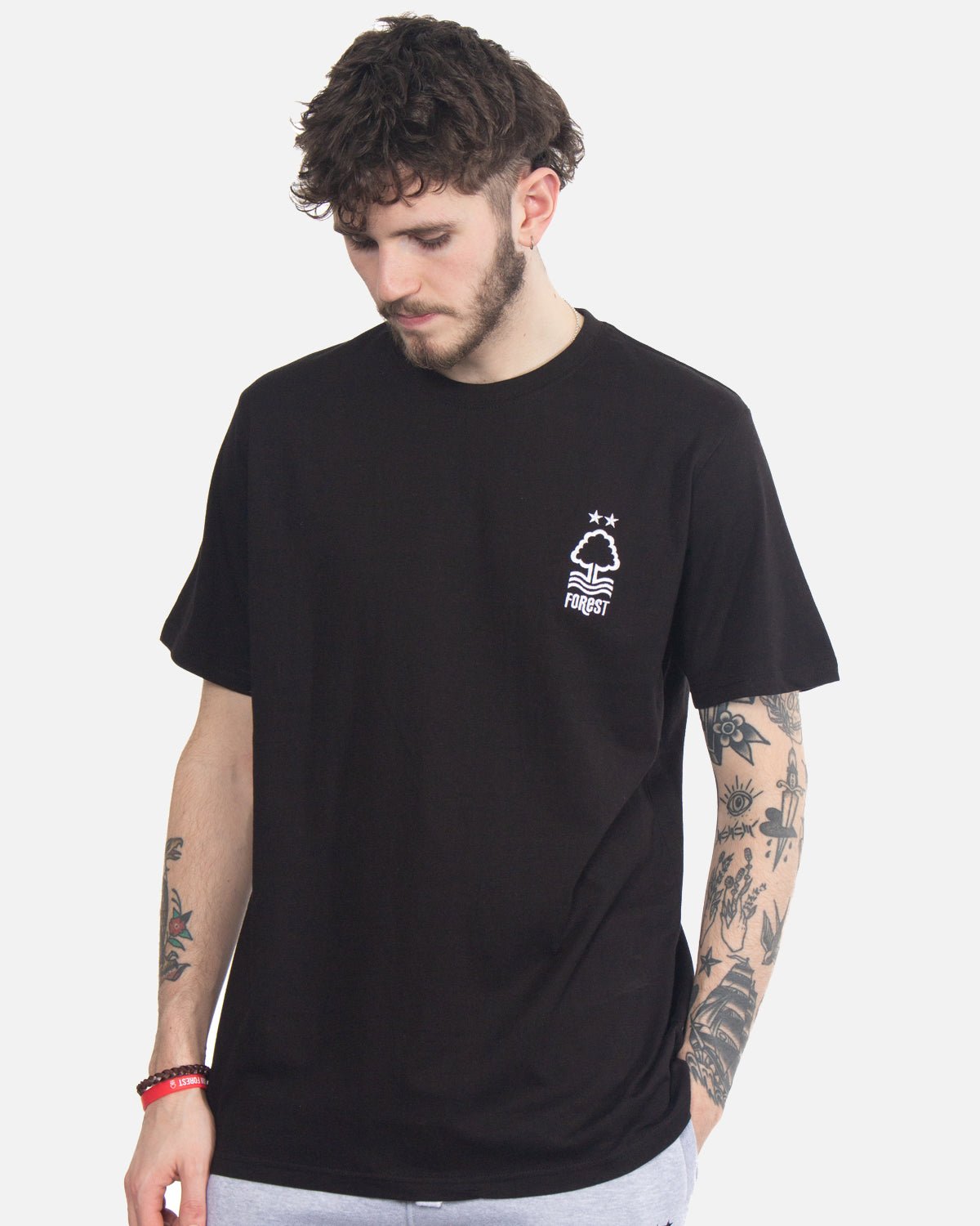 NFFC Adults Black T-Shirt - Nottingham Forest FC