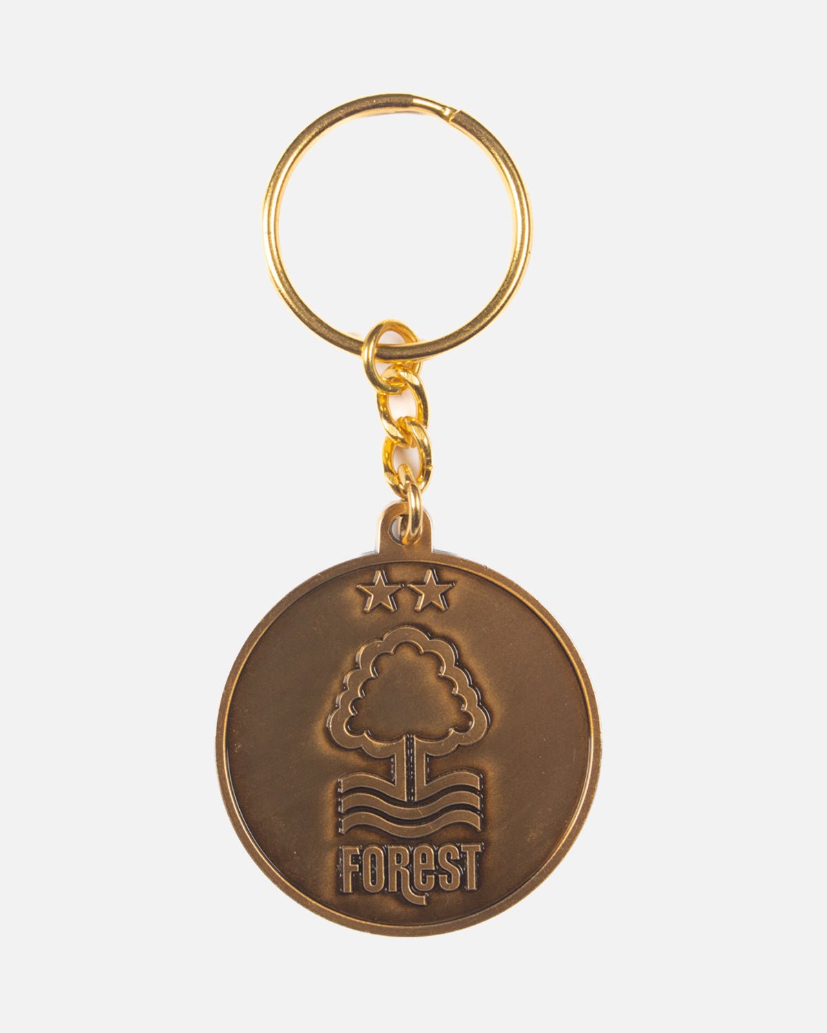 NFFC Antique Gold Keyring - Nottingham Forest FC