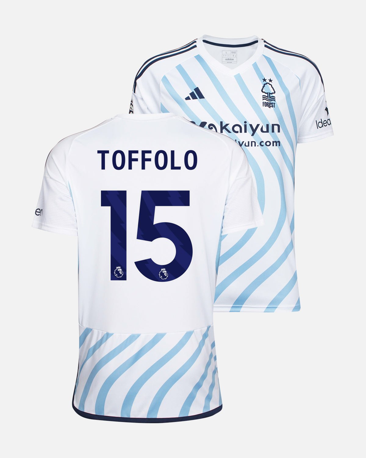 NFFC Away Shirt 23-24 - Toffolo 15 - Nottingham Forest FC